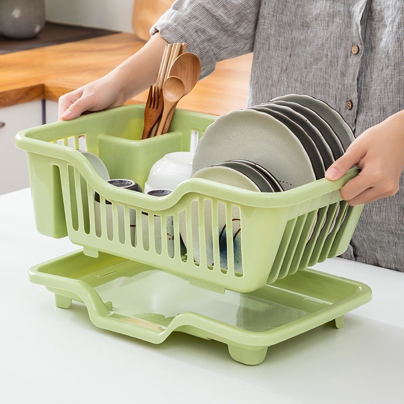 Rổ úp bát có khay hứng nước mẫu mới