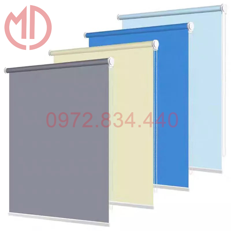 Rèm cuốn chống nắng, rèm cửa sổ loại 1, cản sáng 100% làm theo yêu cầu