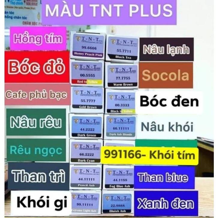 Màu nhuộm tóc tnt plus collagen 100ml