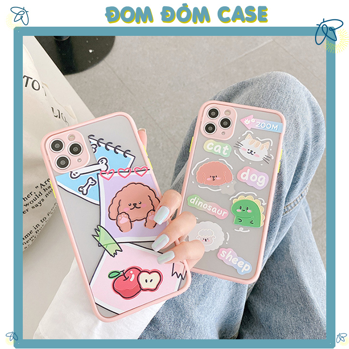 Ốp iphone bảo vệ camera hình chú chó 6 6 plus 7 plus 8 plus x xs xsmax iphone 11 11 promax