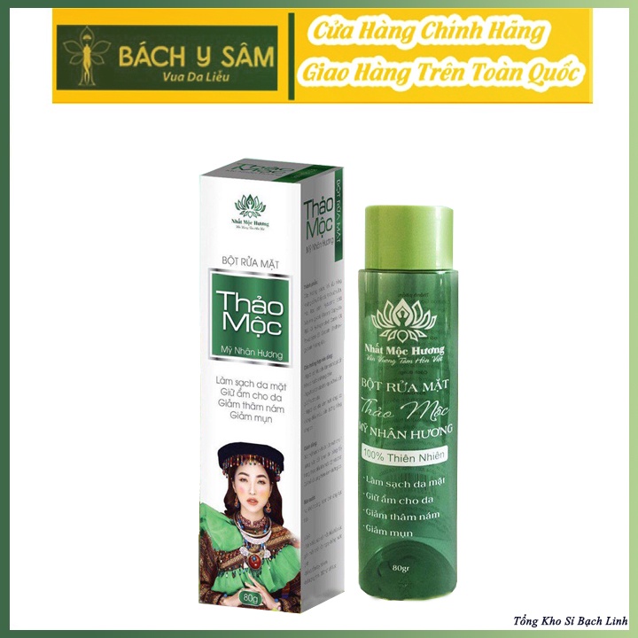 Bột rửa mặt mỹ nhân hương bách y sâm mới mịn hơn sạch sâu