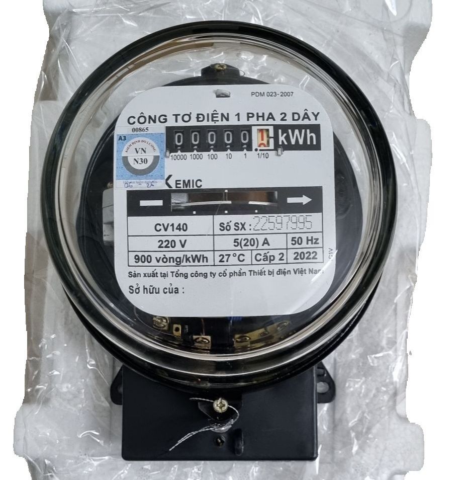 Công tơ điện 1 pha 2 dây cơ khí