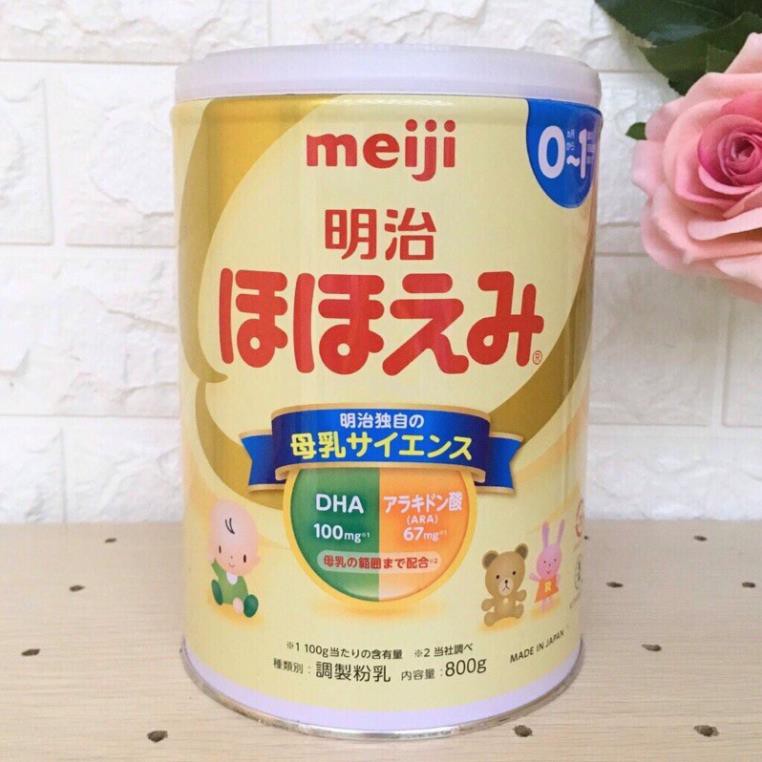 Sữa bột meiji lon số 0 loại 800g