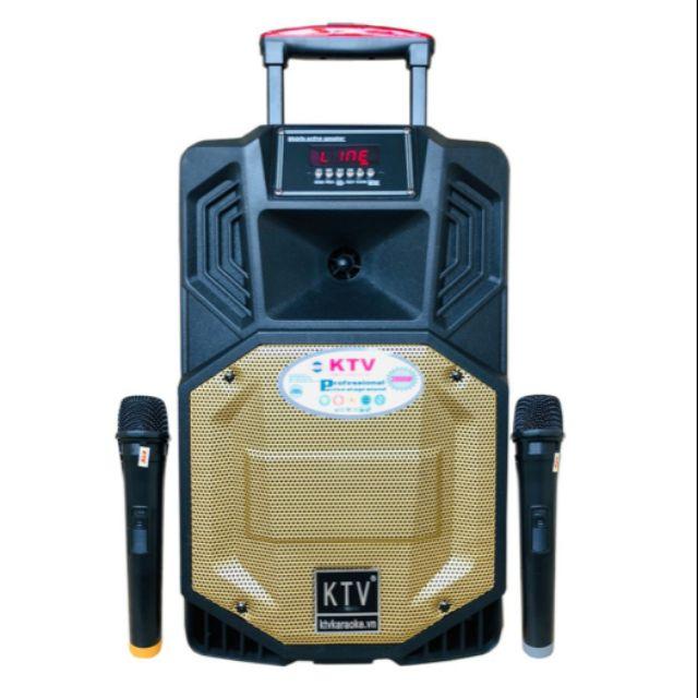 Loa di động ktv ss1-08 kèm 2 micro không dây