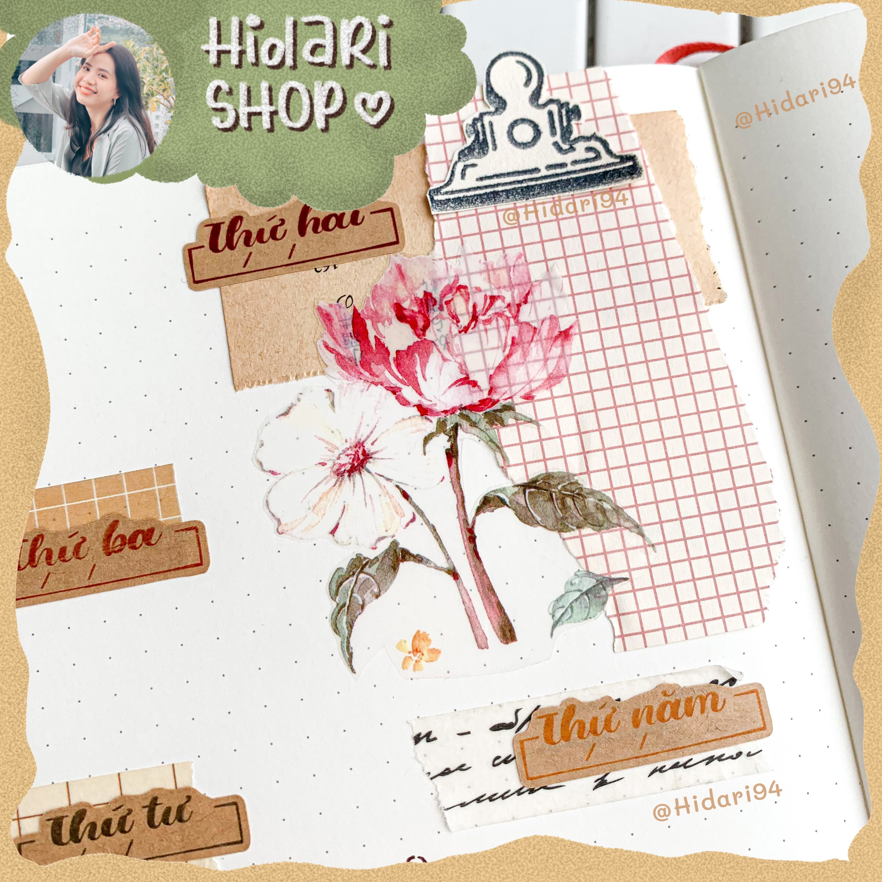 Sticker Đề Thứ Trong Tuần - Hidari - Sticker ham học