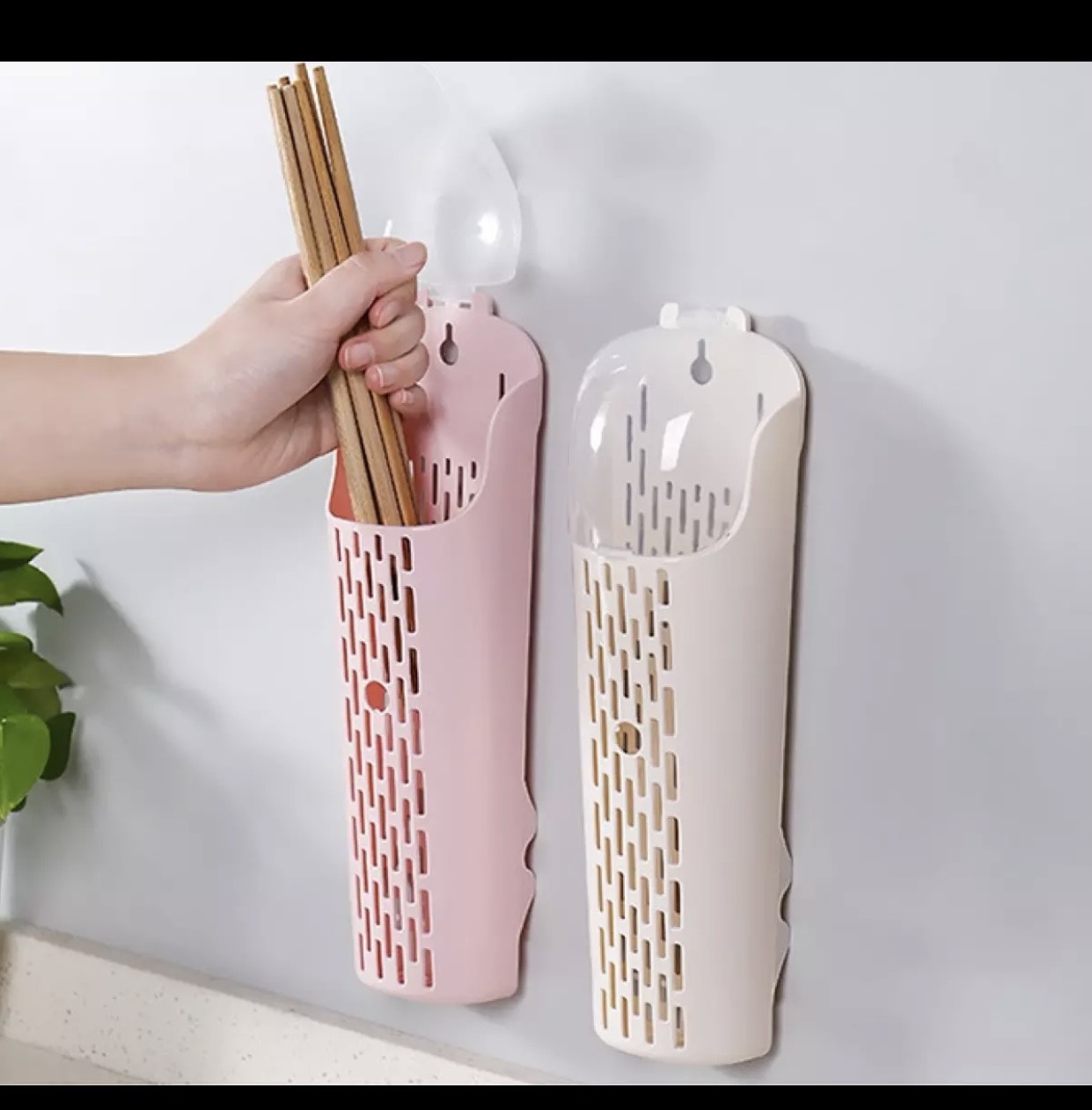 [FREESHIP] ỐNG đựng Đũa dán, treo Tường, gọn gàng, tiện lợi, tiết kiệm không gian bếp, có nắp đậy CHỐNG bụi và Côn Trùng - AnhTuyet_SHOP