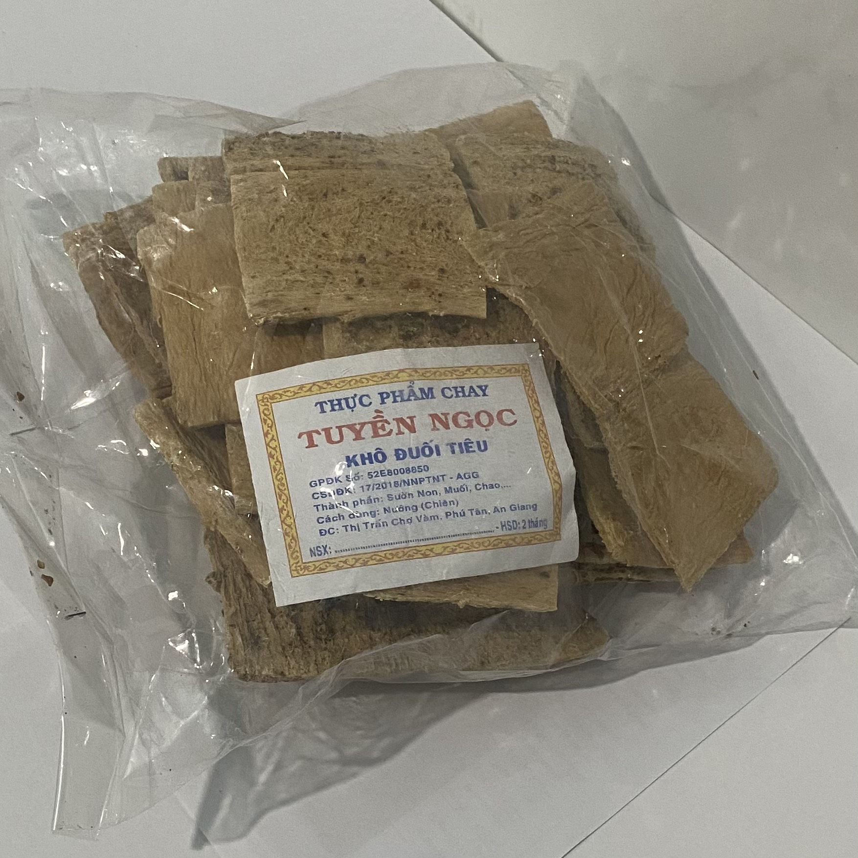 Khô tiêu chay (khô cá đuối chay) - 0.5kg