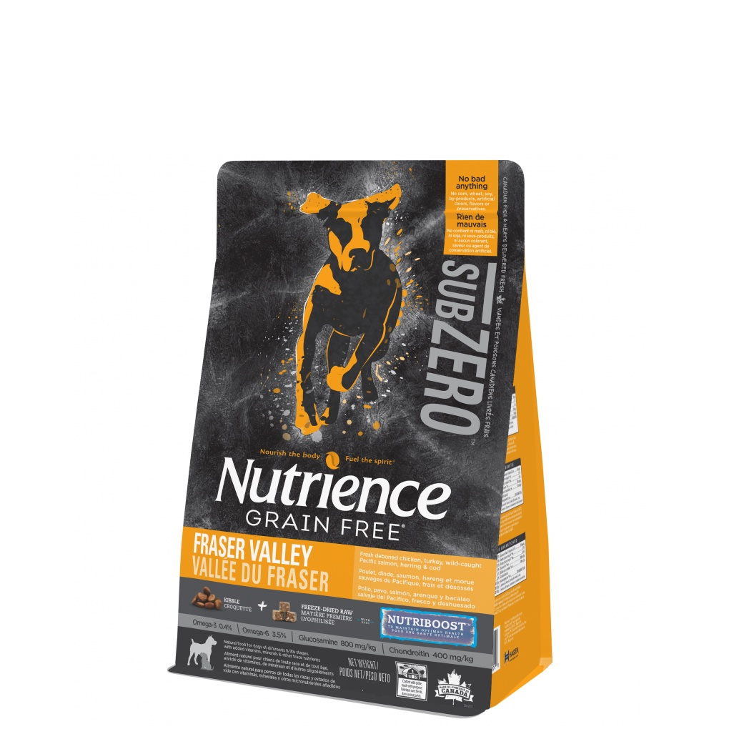 Thức ăn chó Nutrience Subzero Gà tây, Cá hồi, Cá trích & Rau củ - Cho chó mọi lứa tuổi.