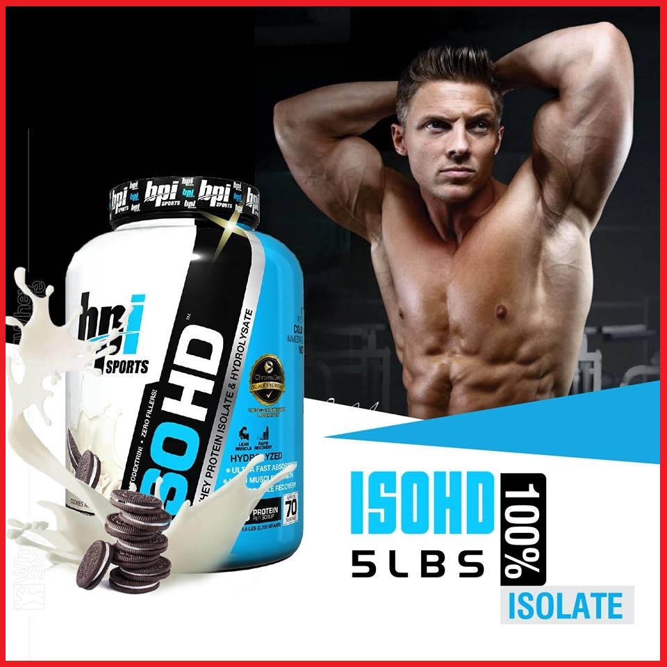 Iso HD 5Lbs 100% Isolate tinh khiết - Bổ sung Protein hấp thu nhanh, Tăng Cơ mạnh mẽ