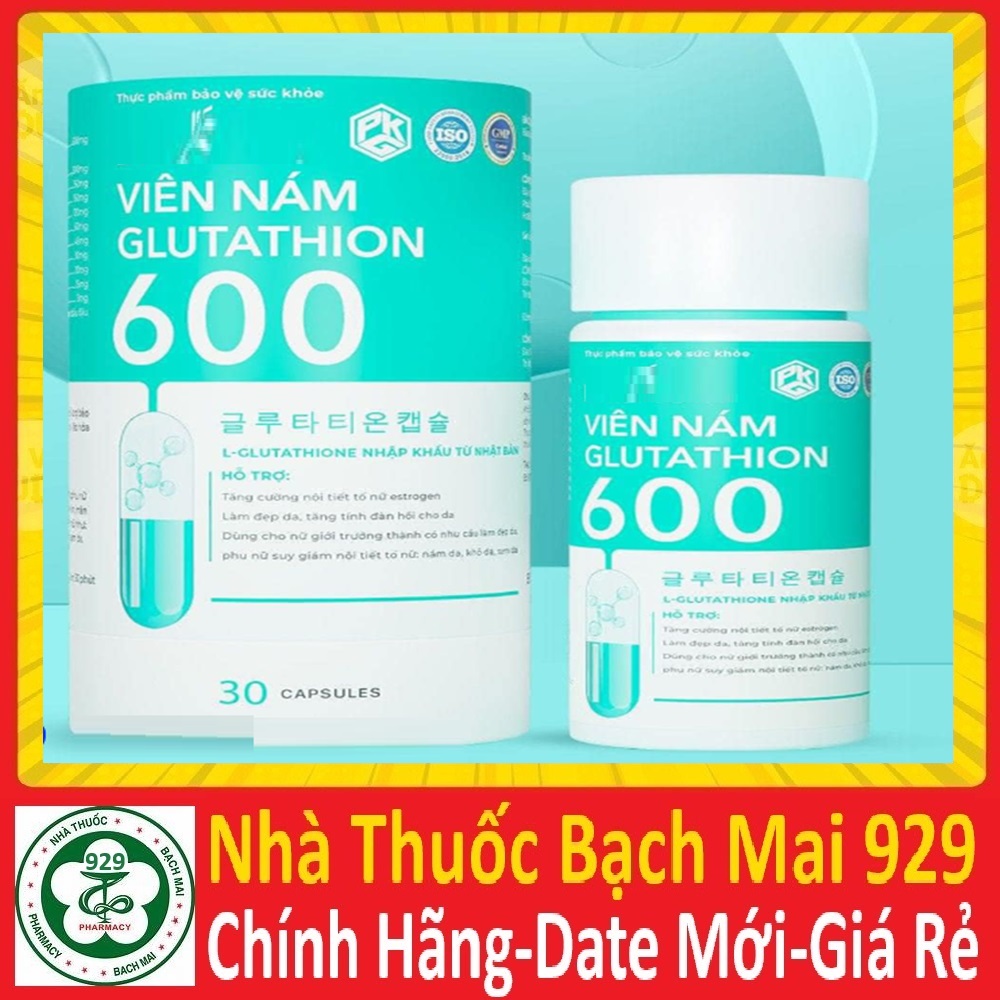 Viên Uống Trắng Da Ngừa Nám DRLACIR GLUTATHIONE 600 mg DR22 Glutathione 600mg dr lacir nhập khẩu Nhậ