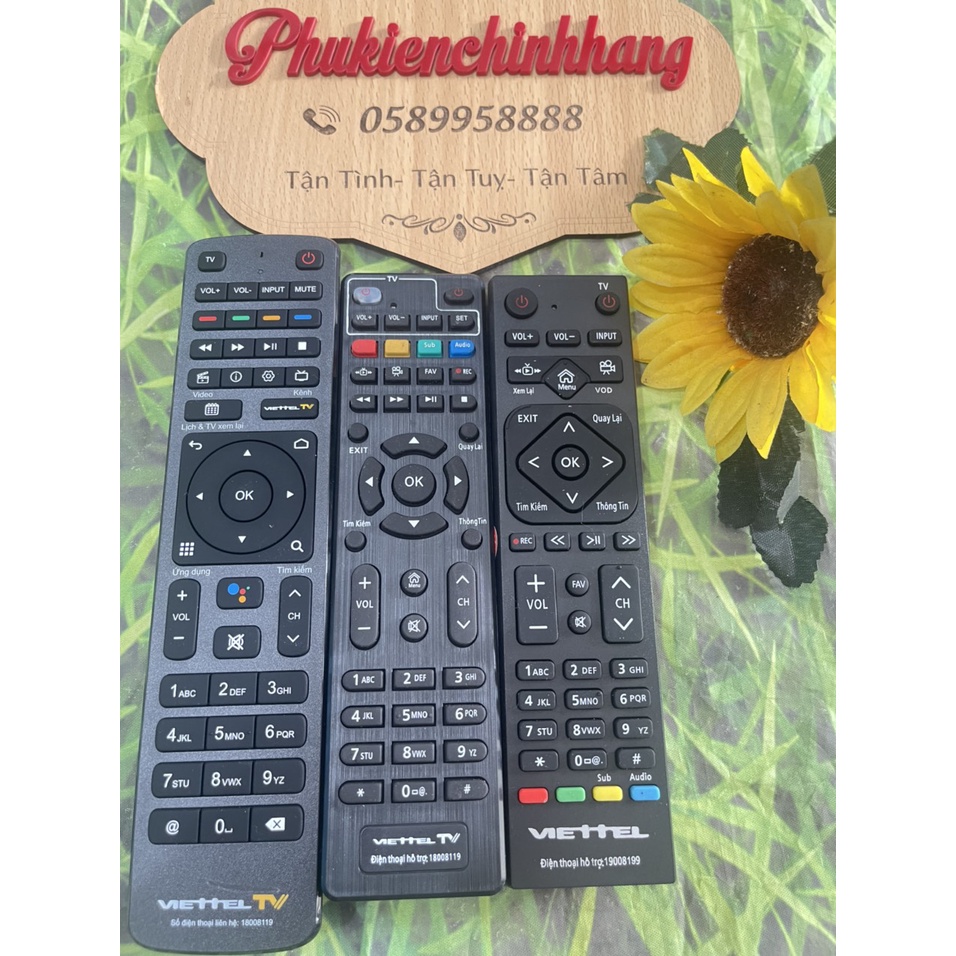 🎀🎀 remote điều khiển đầu thu viettel