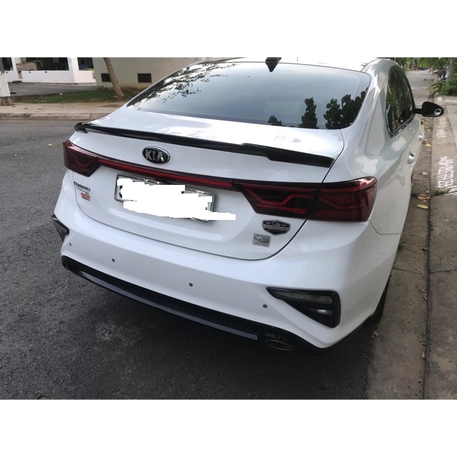 Đuôi gió, đuôi cá liền cốp sơn cacbon Kia Cerato 2014- 2020, K3 ảnh thật
