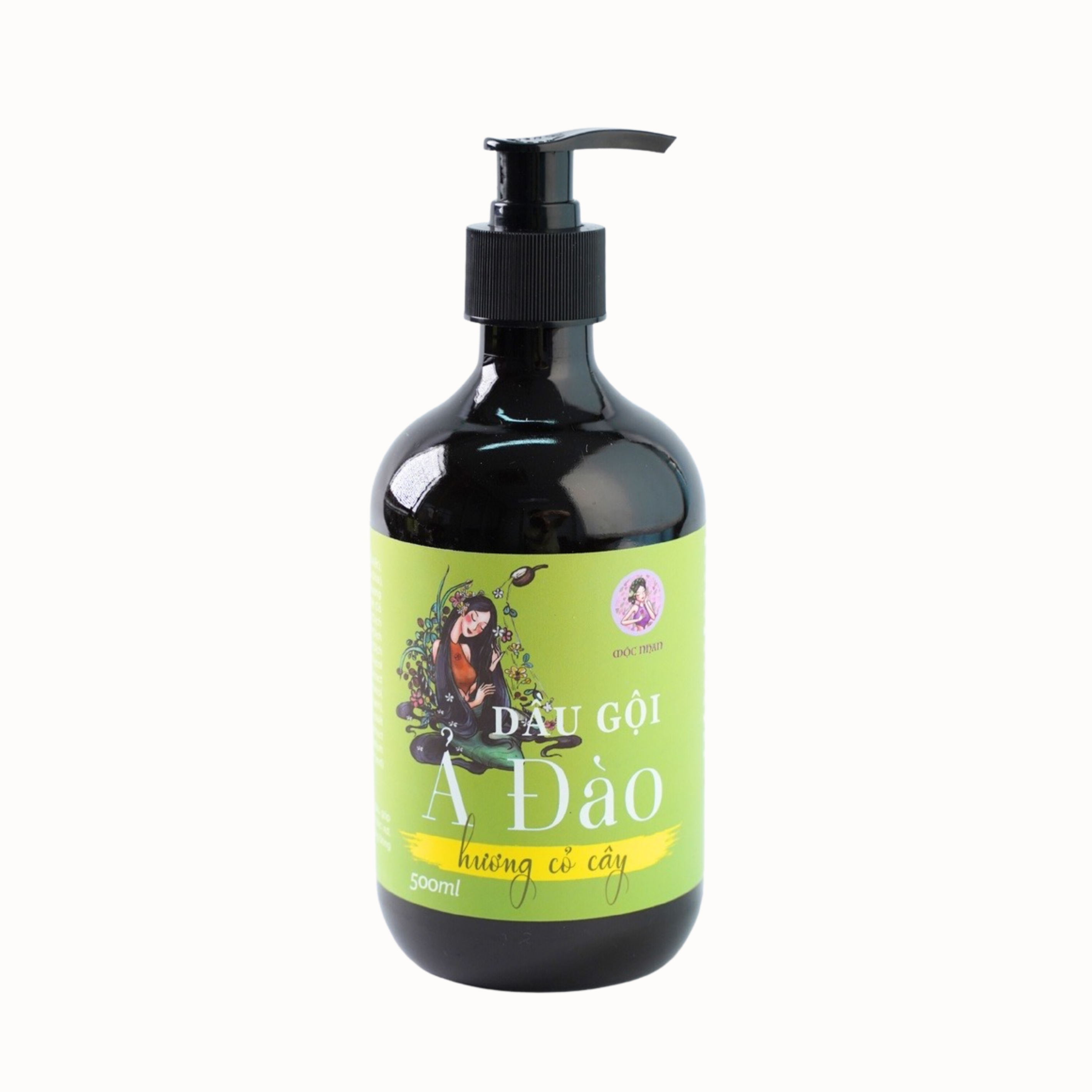 Dầu gội bồ kết thảo dược ngăn ngừa gàu, giảm gãy rụng tóc ả đào mộc nhan natural 500ml
