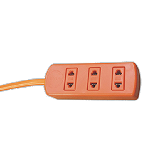 Ổ cắm Lioa S3TC công suất lớn chịu tải 3 nồi lẩu màu cam