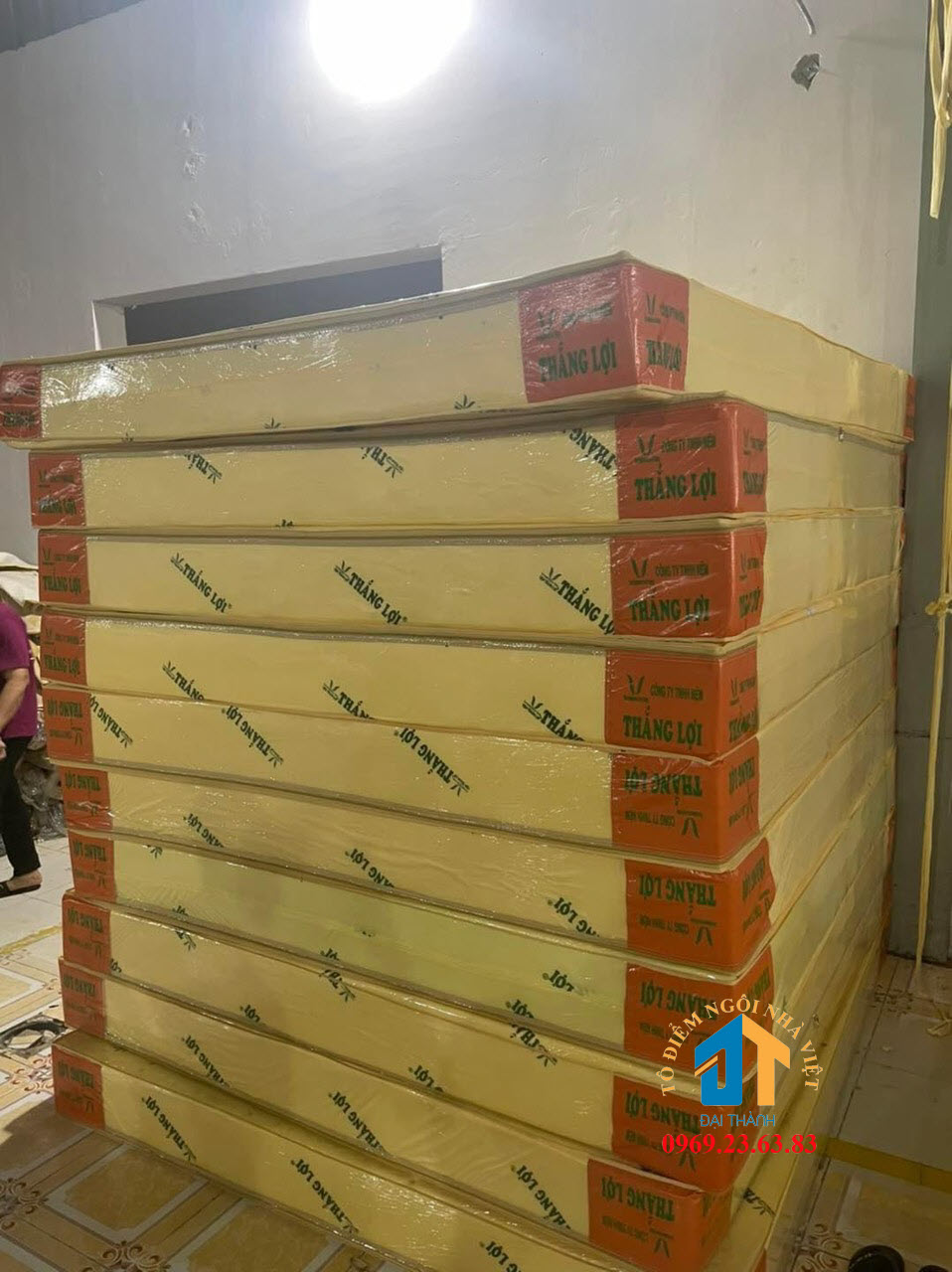 Nệm cao su non Thắng Lợi 100x200x10cm