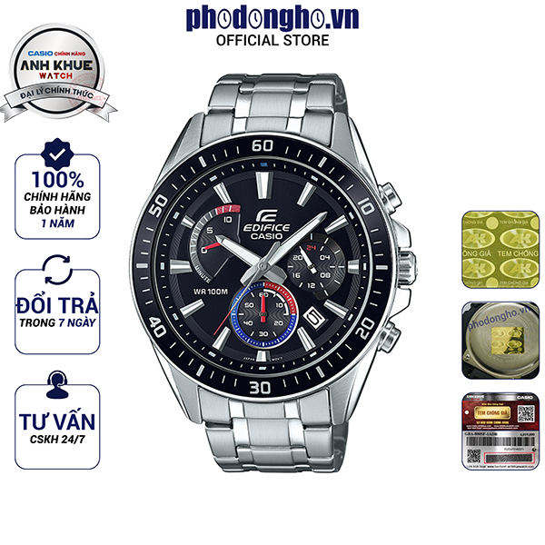 Đồng hồ EDIFICE chính hãng Casio Anh Khuê EFR-552D-1A3VUDF