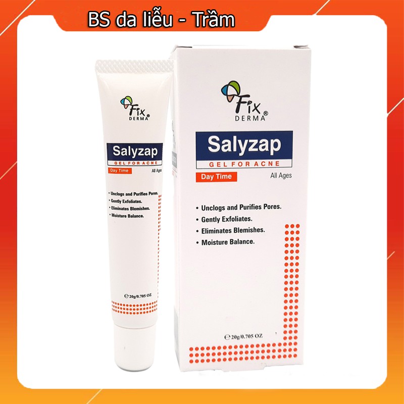 Gel chấm mụn fixderma salyzap gel for acne ✨ freeship ✨ đánh bay mụn cứng đầu