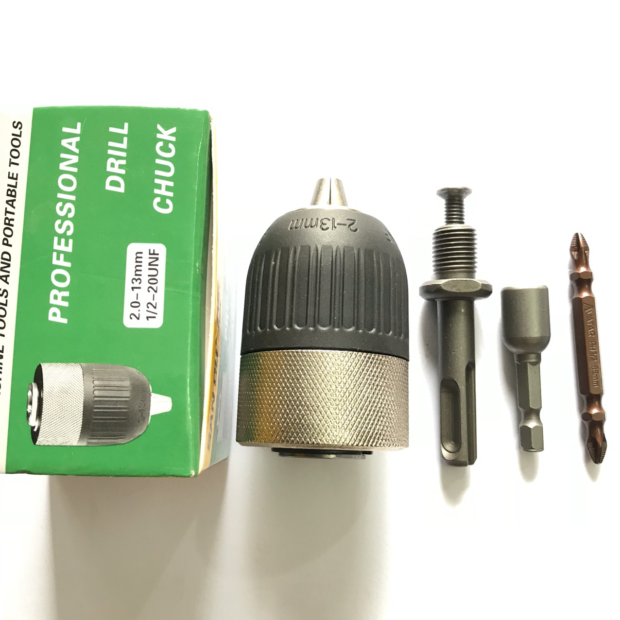 Combo măng danh 13, chân gài chuyển khoan bê tông thành bắn vít, bắn tôn / chọn bộ như hình