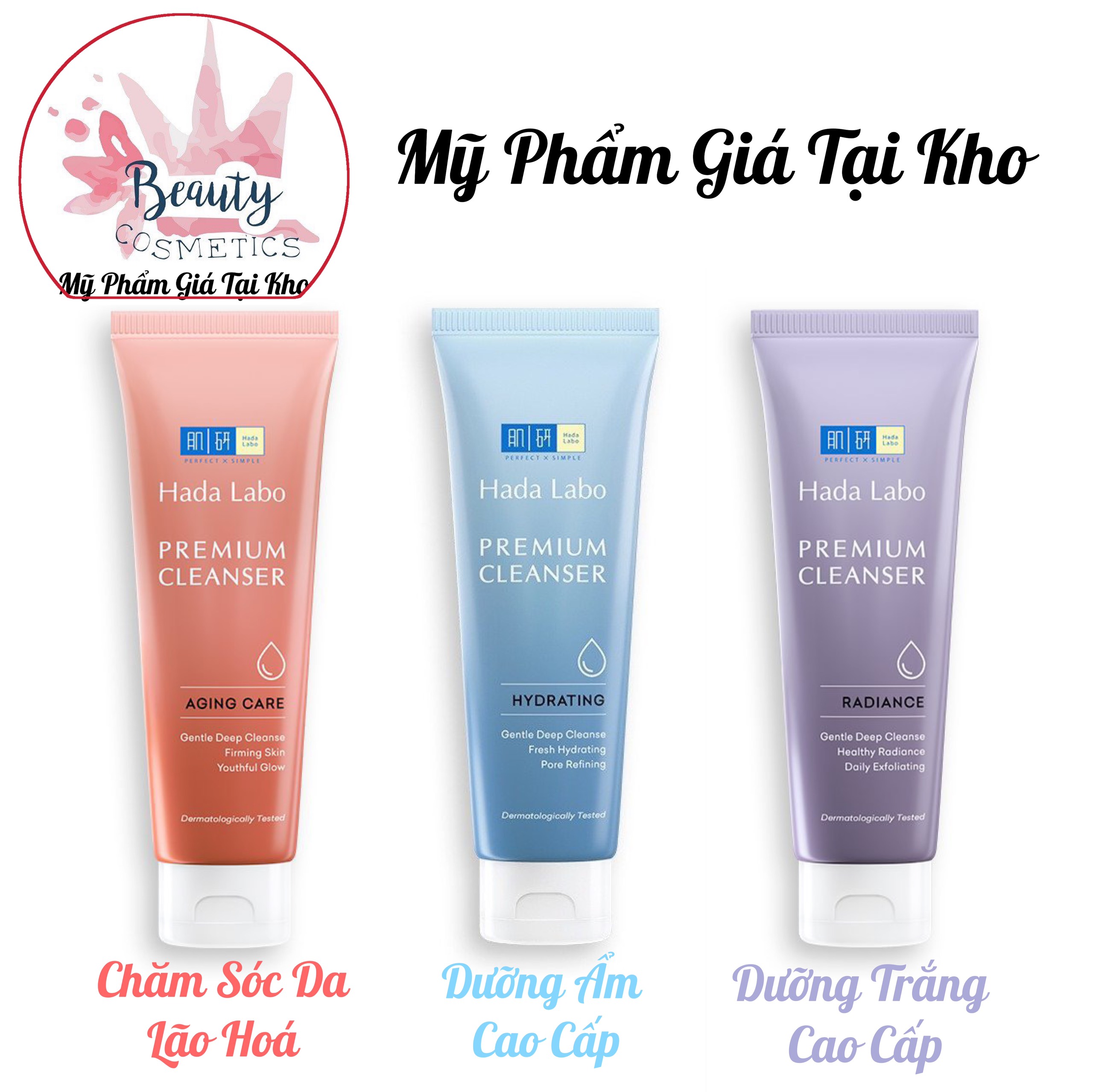 Sữa Rửa Mặt Cao Cấp Hada Labo Premium Cleanser Hydrating 100g