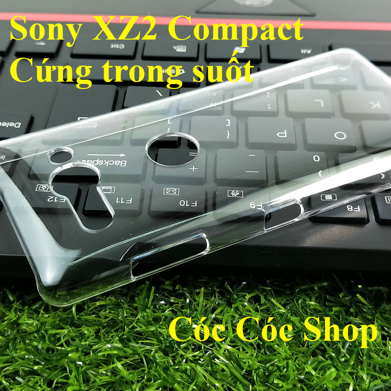 Ốp lưng sony x compact/ xz1 compact/ xz2 compact nhựa cứng trong suốt