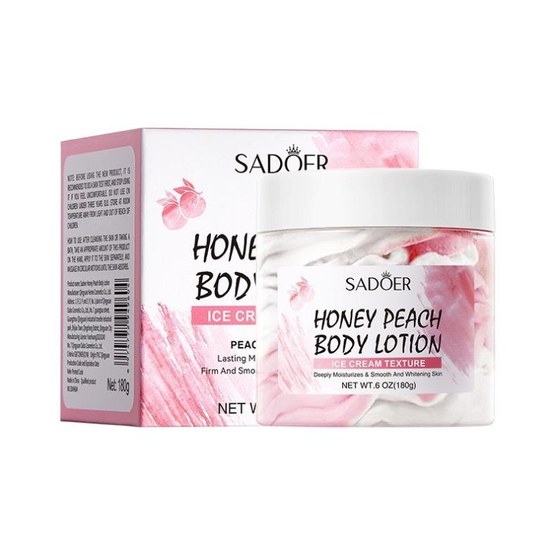 Kem dưỡng thể đào mật ong dưỡng mịn da hộp 180G Dưỡng Da Body Dưỡng Body Làm Đẹp Da Lotion Nữ Kem Body Women