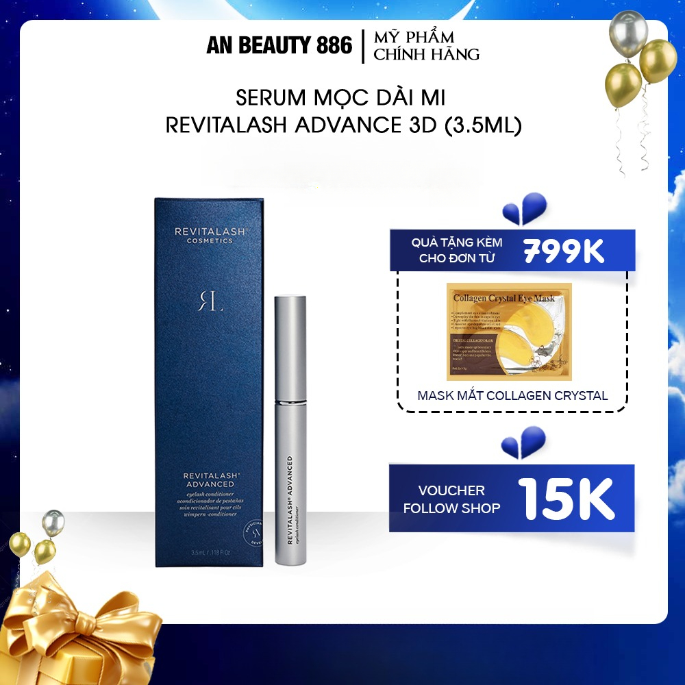 Serum dưỡng mi hỗ trợ làm dài mi Revitalash Advanced 3D