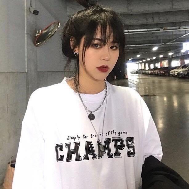 Áo thun tay lỡ unisex - áo thun champs unisex tay lỡ bm010