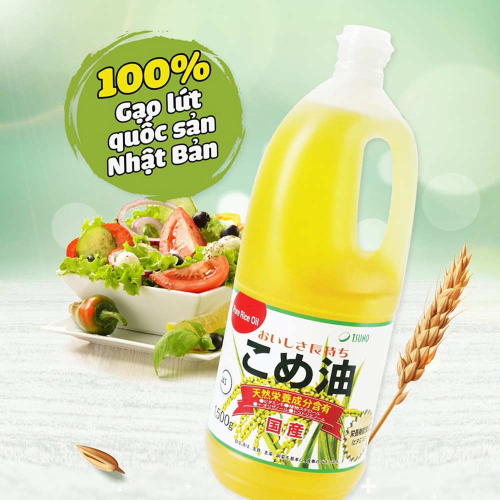 Dầu gạo cao cấp số 1 nhật bản nội địa nhật bản