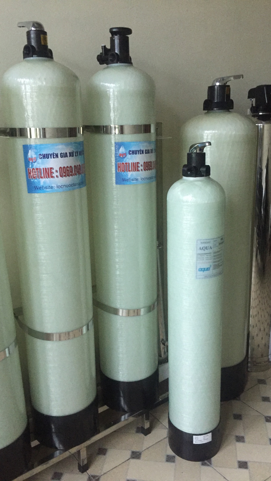 Cột lọc nước giếng khoan 844 + van 3 ngả