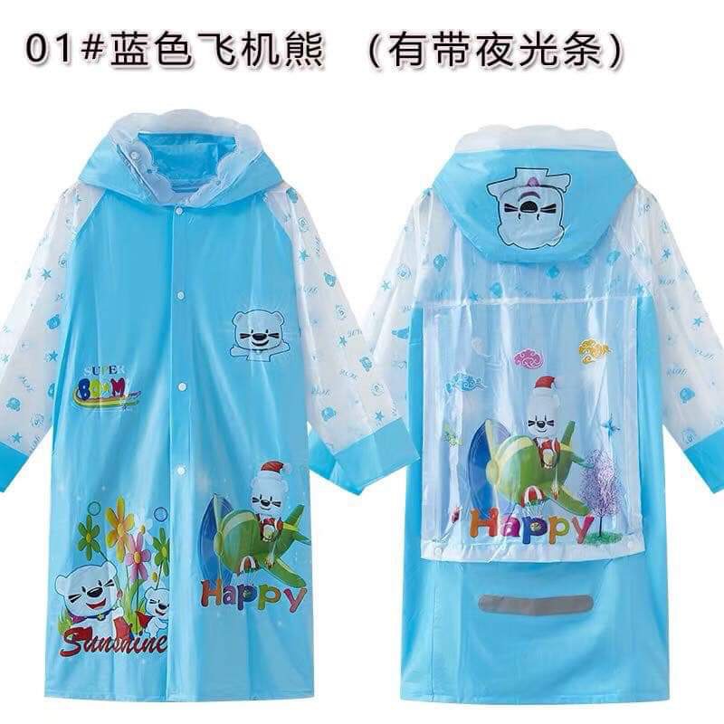 Áo mưa cho bé trai chất đẹp AM021608