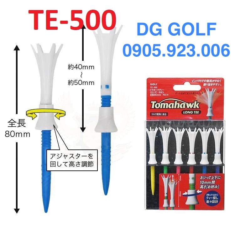 Tee golf tomahawk daiya te-500 te-502 te-504 te-501 te-510 te-512 te-511