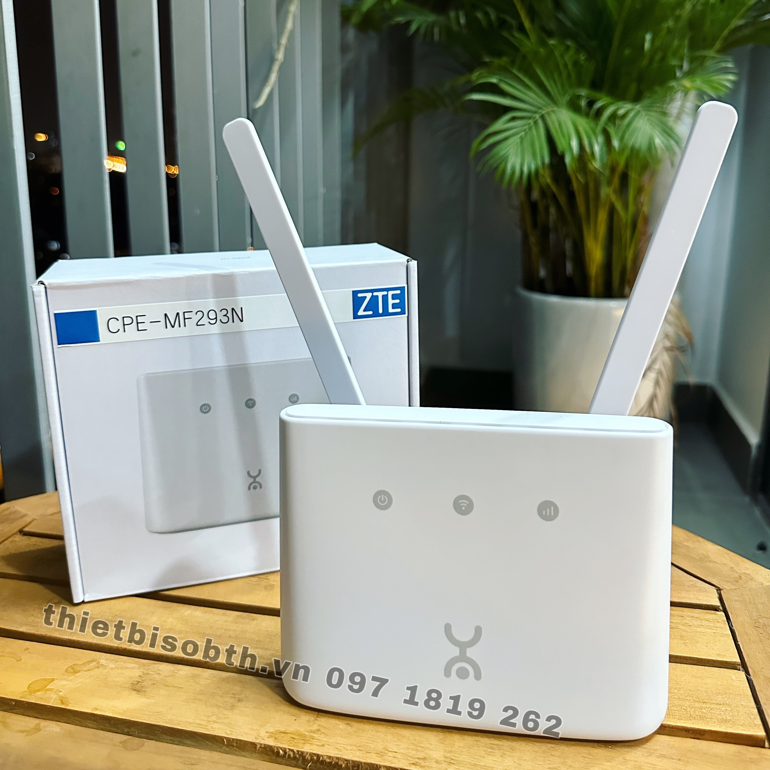 Bộ phát Wifi 4G ZTE MF293 chính hãng chuyên dụng - tặng 2 anten ,Hỗ trợ 32 kết nối.