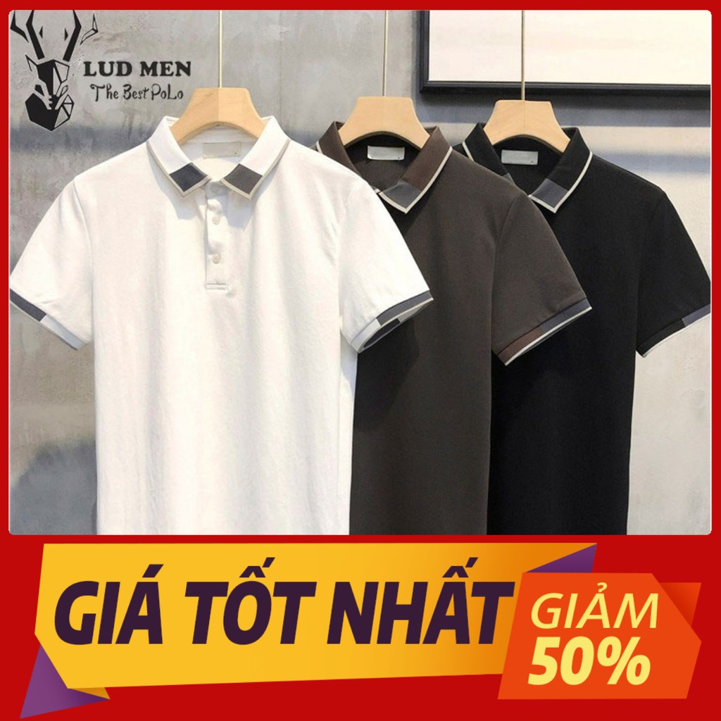 Áo polo nam cổ trụ thun Phối cao cấp from chuẩn, thiết kế phong cách sang trọng