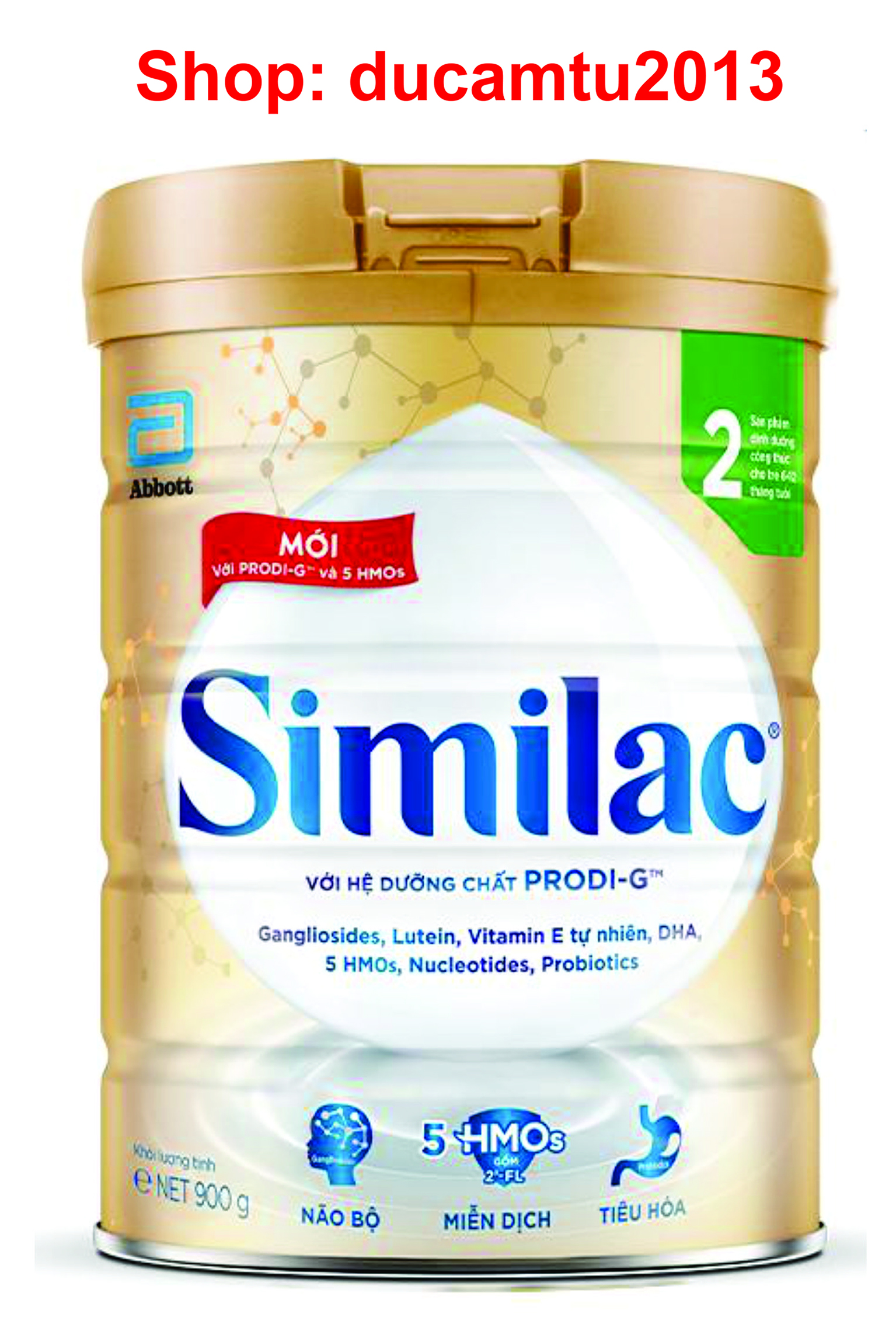 Sữa bột similac iq 2 900g hsd 21-5-2024