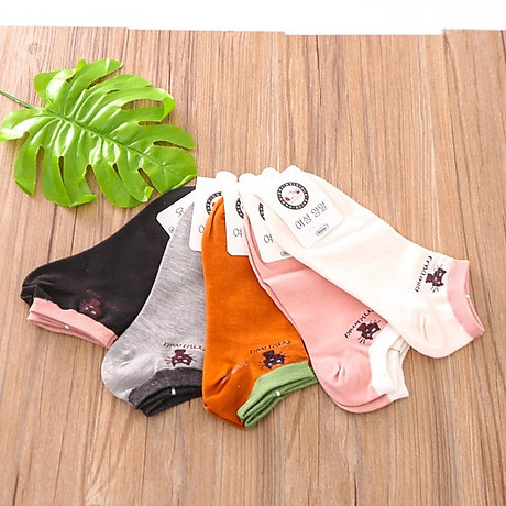 1 đôi tất mèo nữ cổ ngắn xinh kute - duonghieu6789