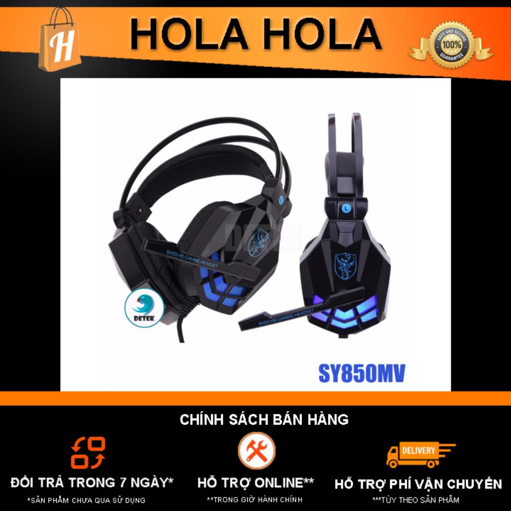 Tai nghe game thủ soyto sy850mv có microphone có đèn led