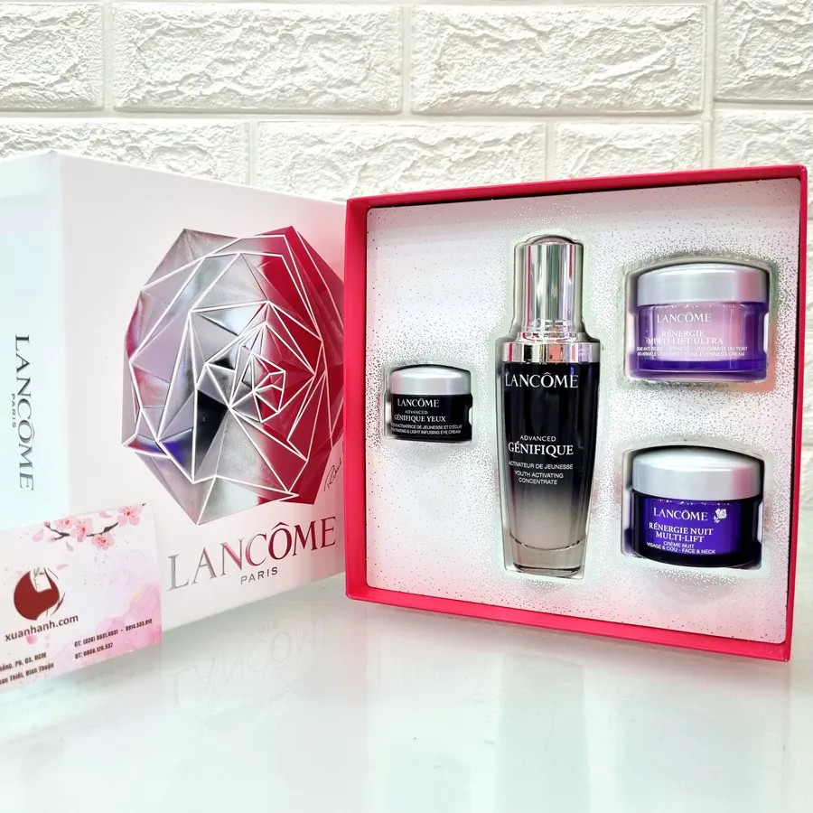 Set Serum Lancome Advanced Genifique Youth Activating Concentrate trẻ hóa, sáng khỏe da - 50ml