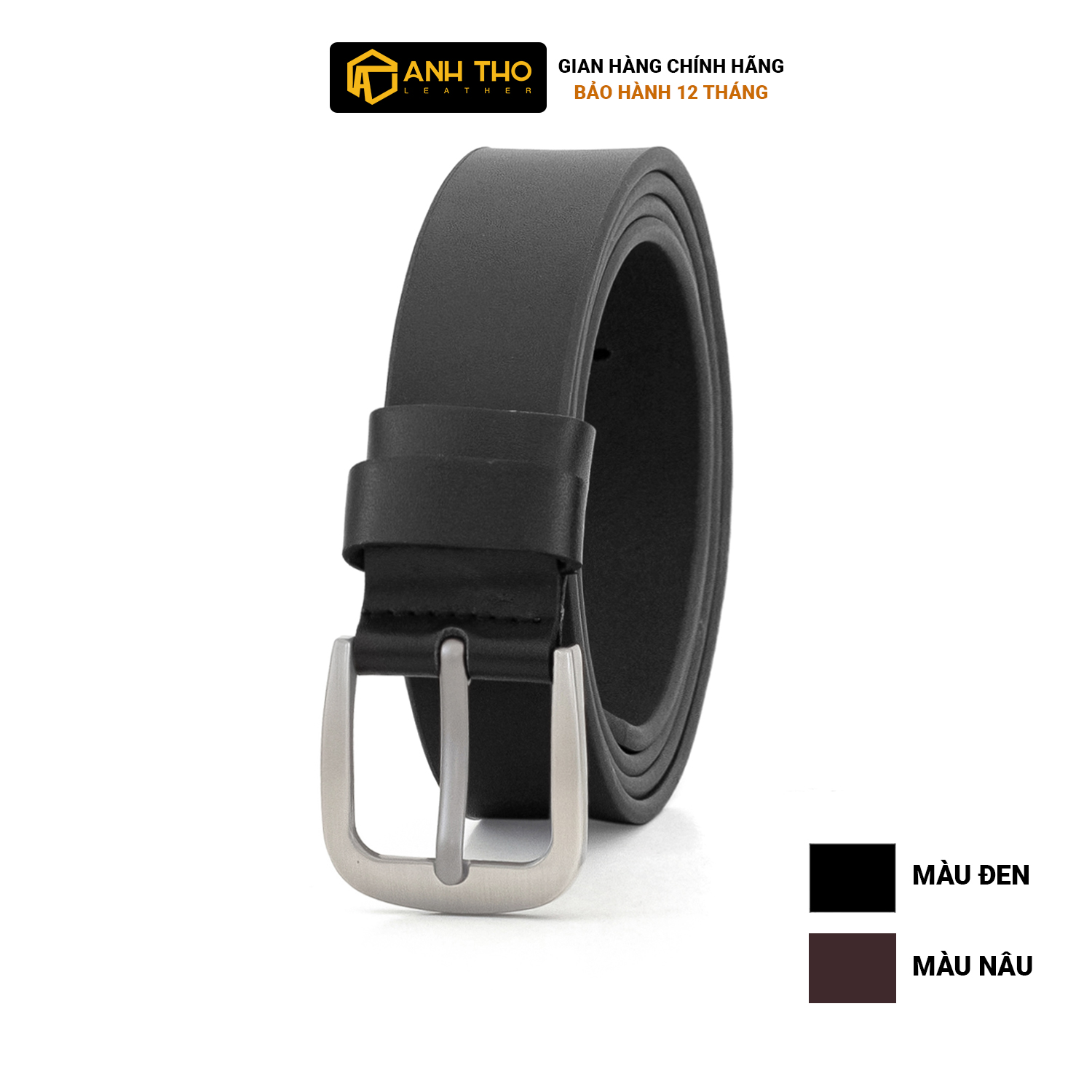 Bản 2.8cm - thắt lưng da bò bản nhỏ smk3-02 | anh tho leather