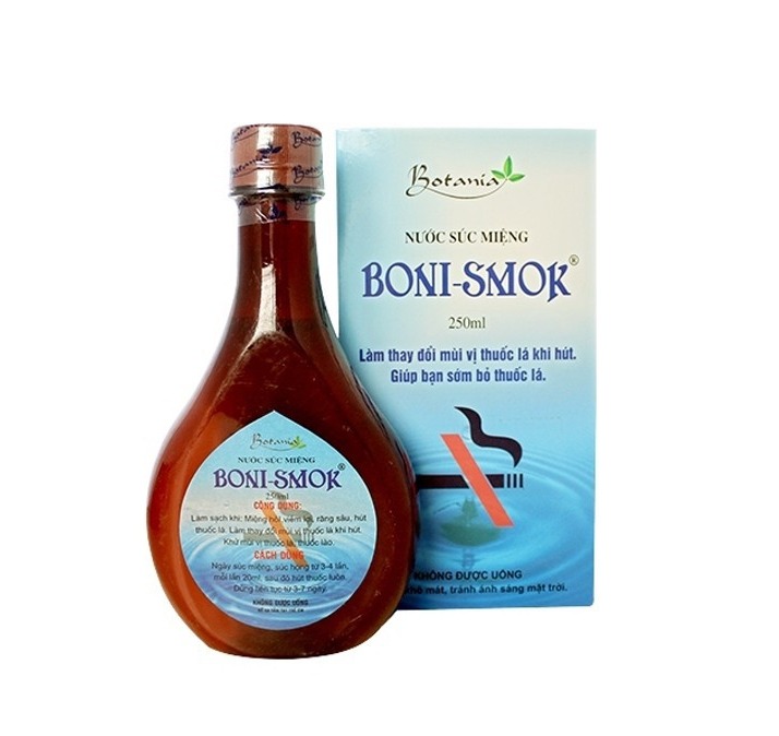 Bonismok súc miệng giải pháp cho việc cái thuốc lá 150ml Bonismok