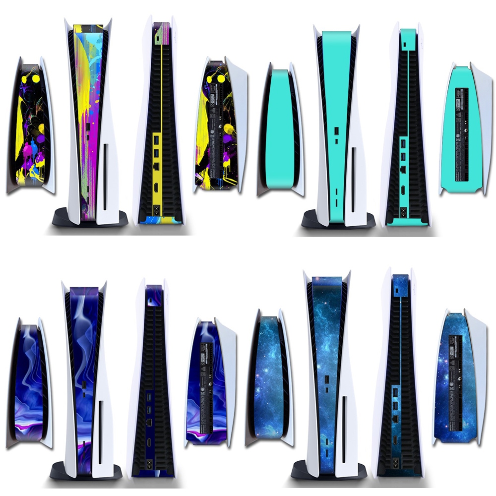 ✳♈ Middle Stickers Skin For PS5 Disc/Digital Edition Console Protective Shell Replacement Decoration Strip For PS5 Accessories