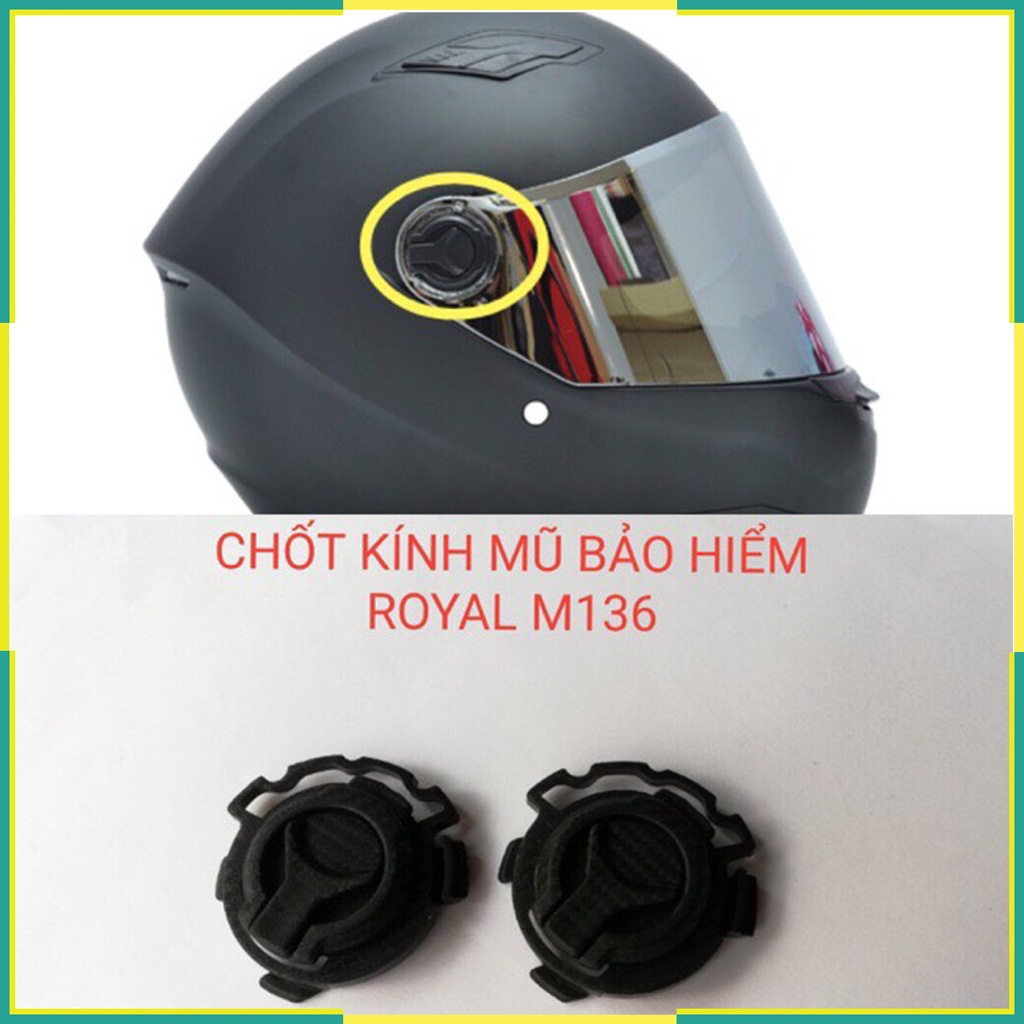 Chốt kính phụ kiện thay thế mũ fullface AGU M136