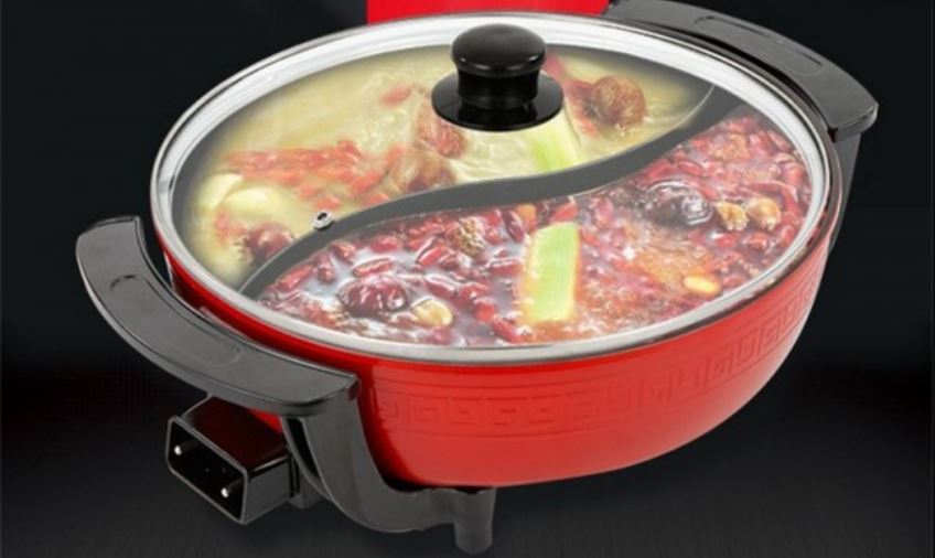 NỒI LẨU ĐIỆN MISHIO MK-112 - 2 NGĂN RIÊNG BIỆT- ĐA NĂNG CHIÊN XÀO NƯỚNG- NẤU 2 LOẠI LẨU CÙNG LÚC. HÀNG CHÍNH HÃNG- BẢO HÀNH 12 THÁNG.
