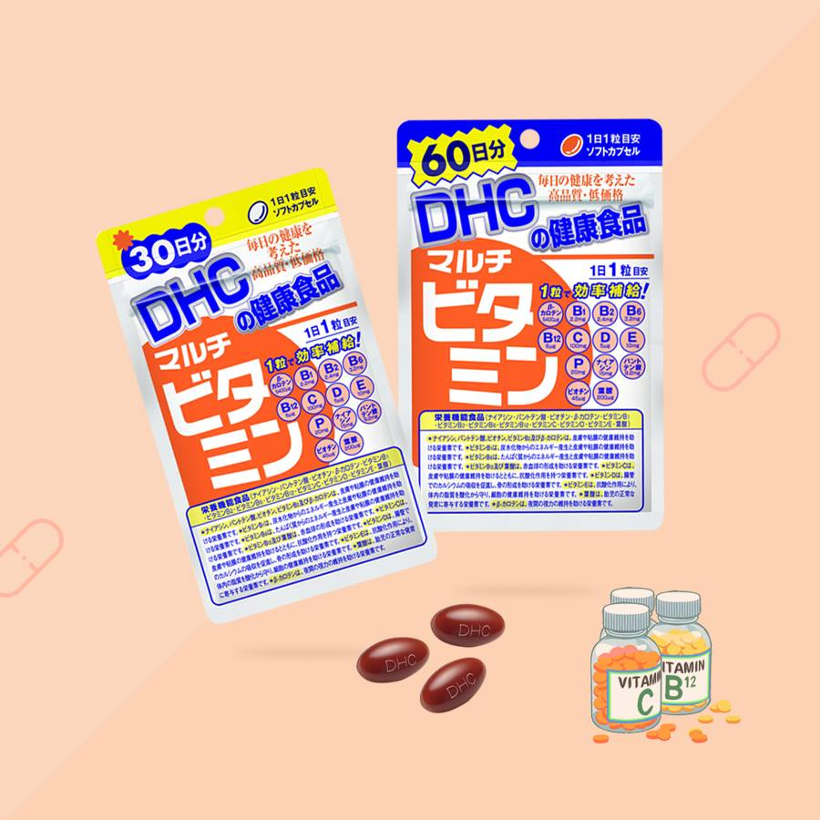 HCM - Viên uống vitamin tổng hợp DHC Multi Vitamins 30 ngày