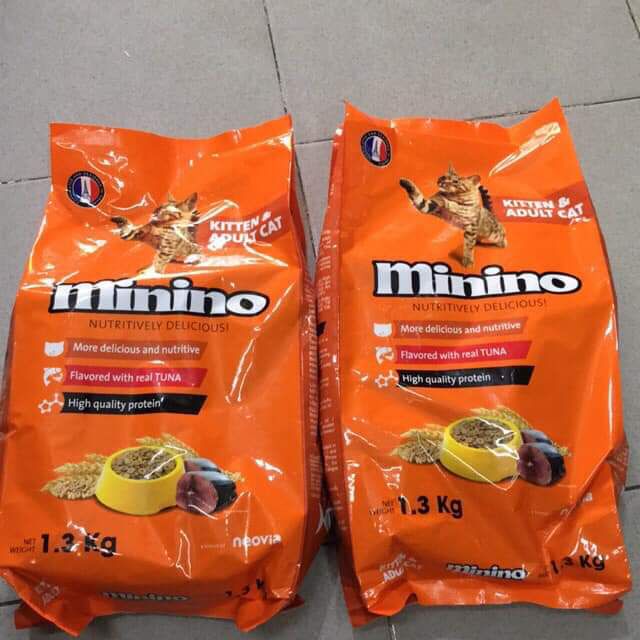 Thùng 6 gói minino tuna cho mèo 1.3kg