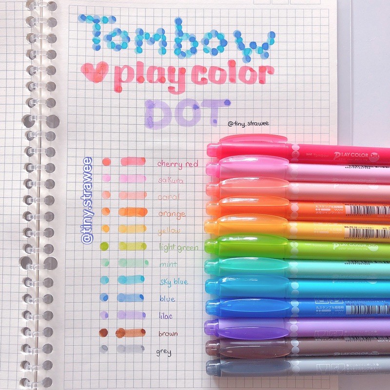 Bút trang trí 2 đầu tombow play color dot