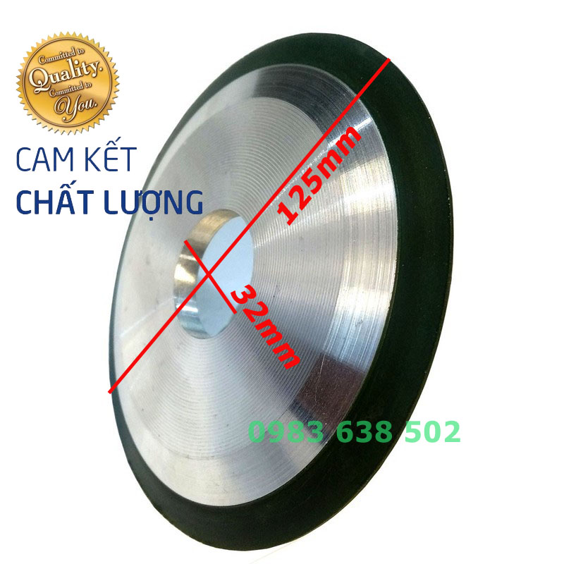 Đá mài 125x10x32x8 hợp kim mài lưỡi cưa