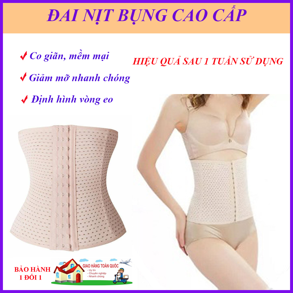 Đai nịt bụng sau sinh, đai nịt bụng eo thon, hàng chuẩn. giảm mỡ bụng.lỗi 1 đổi 1. mua ngay! !