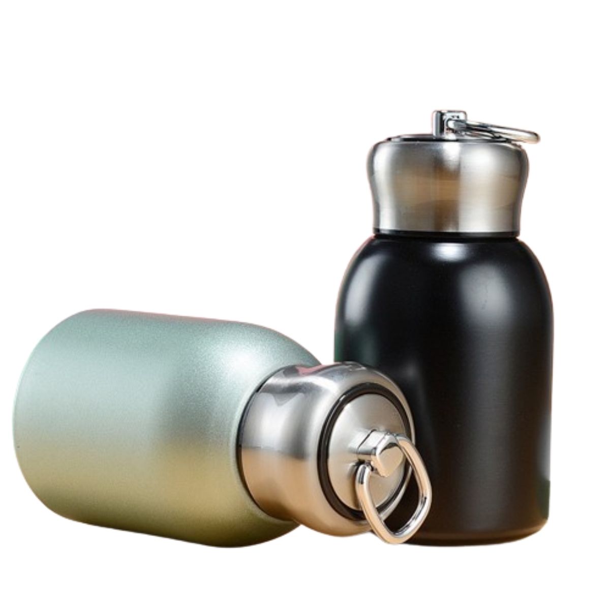 Bình nước giữ nhiệt mini 300ml inox 304, Chất liệu thép không rỉ, cách nhiệt 8-12 tiếng, Quai xách tiện lợi