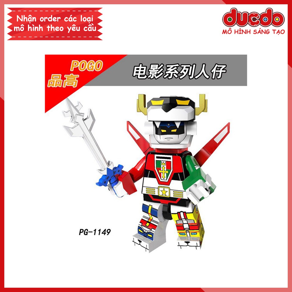 Minifigures dũng sĩ Hesman mới - Đồ chơi Lắp ghép Xếp hình Mini Voltron Pogo PG 1149