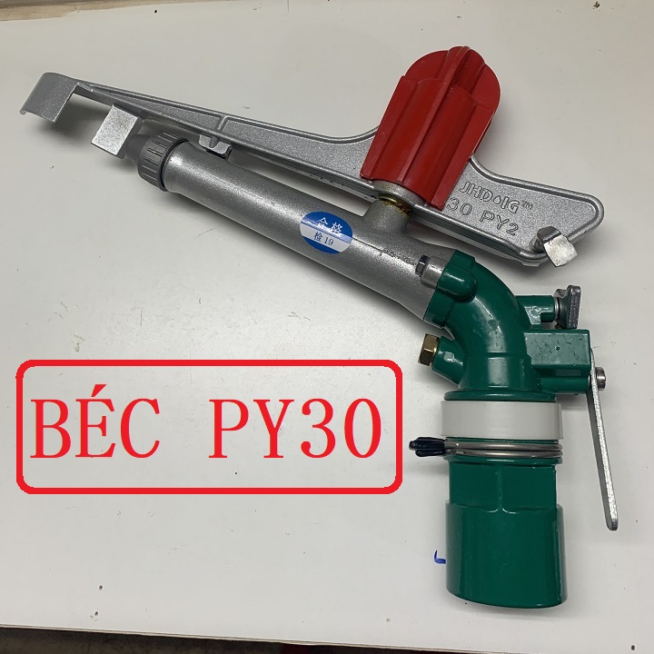 Béc phun mưa cánh đập đài loan cốt đồng chỉnh góc phi 49. béc tưới cây bán kính lớn